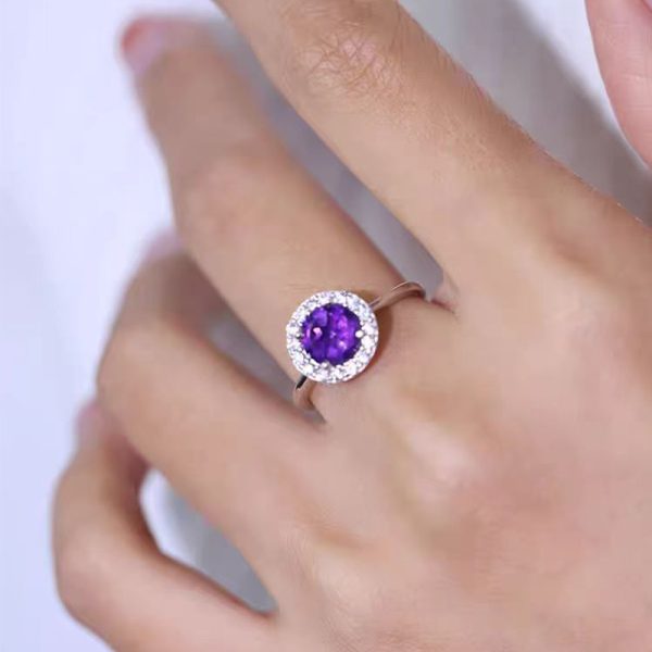 amethyst rings for women