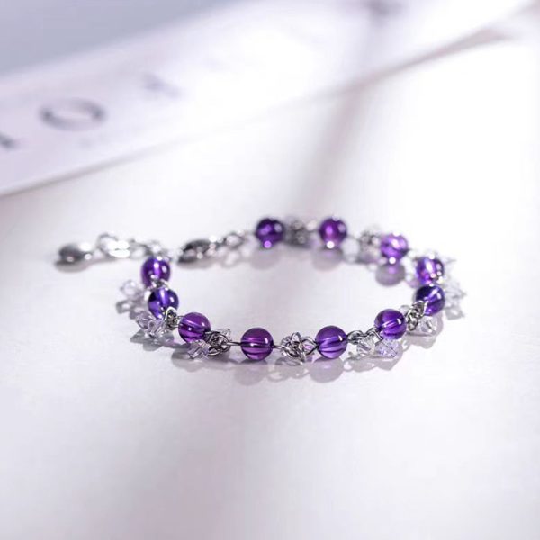 amethyst tennis bracelet