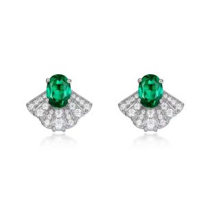 emerald earrings