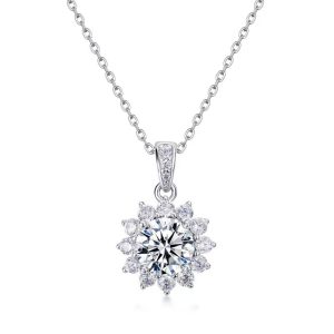 moissanite necklace