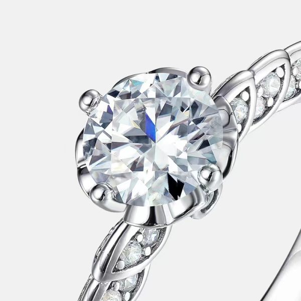 moissanite promise ring