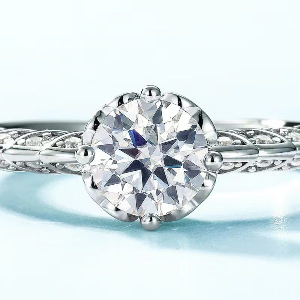 moissanite wedding ring sets