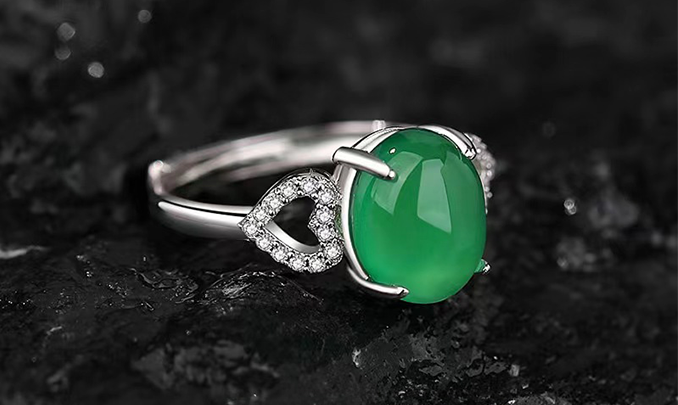 Modern Jade Ring