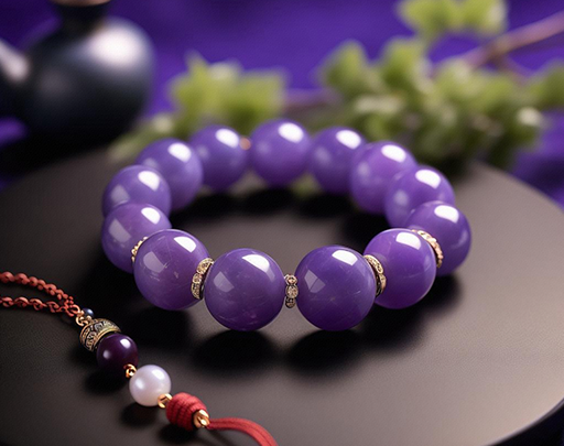 lavender jade bracelet