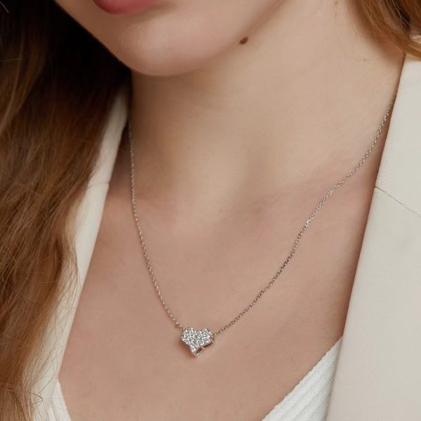 moissanite diamond necklace