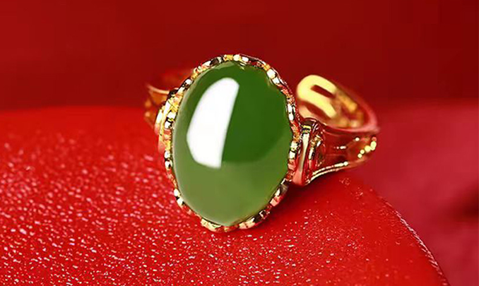 Chinese jade ring