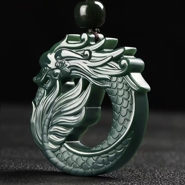 Green jade pendant