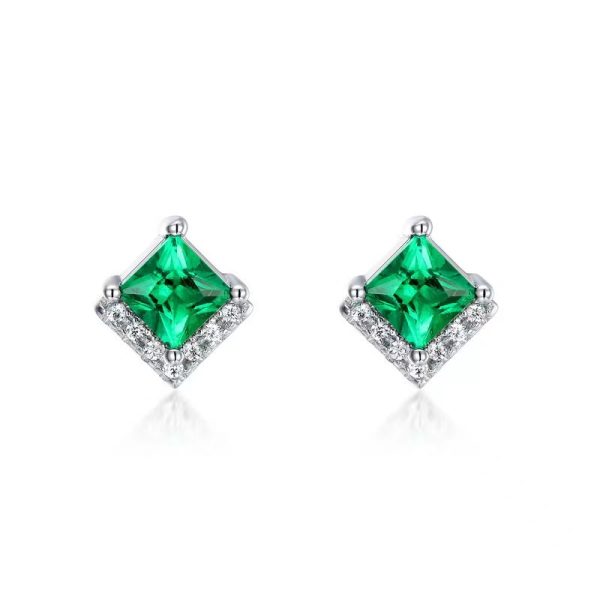 emerald earring