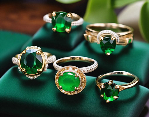 green jade ring