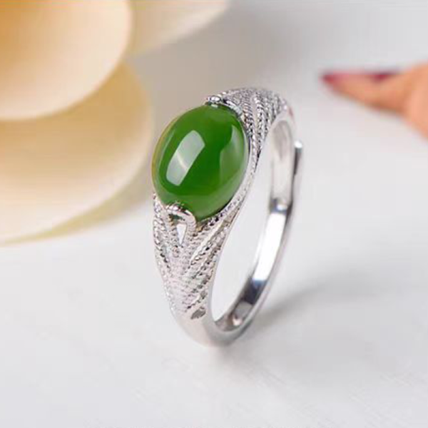 jade green ring