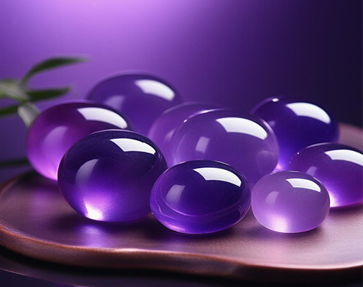 purple jade bead